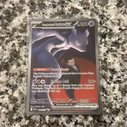 Pokemon Team Rocket’s Mewtwo EX 281/217 Sv10 Ascended Heroes Holo 280 HP SIR - Image 1