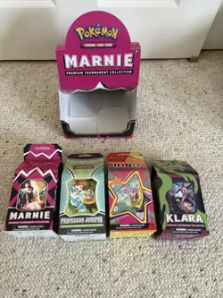 Pokemon TCG Marnie, Klara, Professor Juniper Premium Tournament Collection Boxes - Image 2