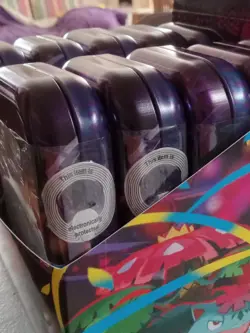 POKEMON TCG EVOLUTION MEGA HEROES MINI TIN DISPLAY OF 10 FACTORY SEALED w/BOX - Image 3