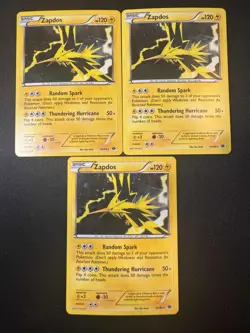 x3 - Zapdos 2012 Holo Rare - Pokemon Next Destinies 41/99 - Image 1