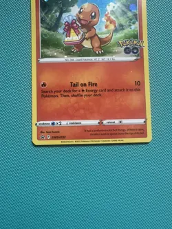 Pokemon TCG Charmander Cosmo Holo SWSH232 Black Star Promo - Pokemon Go - Image 2