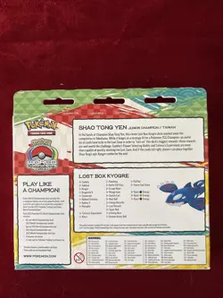 Pokemon 2023 World Championship Deck Shao Tong Yen Lost Box Kyogre - Image 2