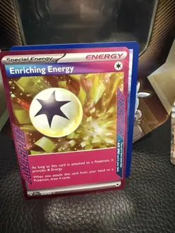 Enriching Energy 191/191 Pokemon TCG Scarlet & Violet Surging Sparks Ace Spec - Image 1