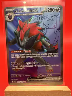 Pokemon TCG N's Zoroark ex 175/159 Full Art Ultra Rare Journey Together NM/M - Image 1