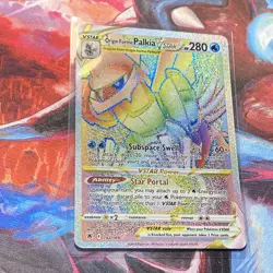 Origin Forme Palkia Vstar Rainbow 2022 Pokemon Astral Radiance 192/189 - Image 2