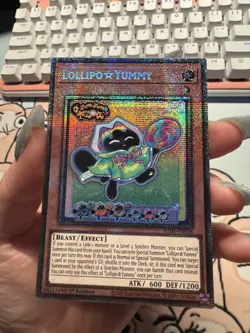 Lollipo Yummy 1st Edition Starlight Rare JUSH-EN018 Yu-Gi-Oh! **EURO PRINT** - Image 1