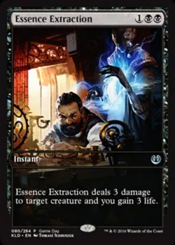 1 x Essence Extraction - Game Day Promo - Kaladesh - NM-Mint - MTG - Image 1
