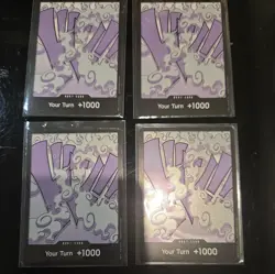 Don!! Card Gear 5 Luffy TS-01 Tin Pack Set Vol.1 One Piece Mint X4 - Image 1