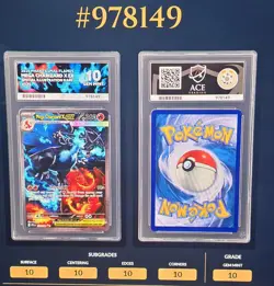 Mega Charizard X ex 125/094 - Pokemon TCG Phantasmal Flames ACE 10 Perfect Subs - Image 4