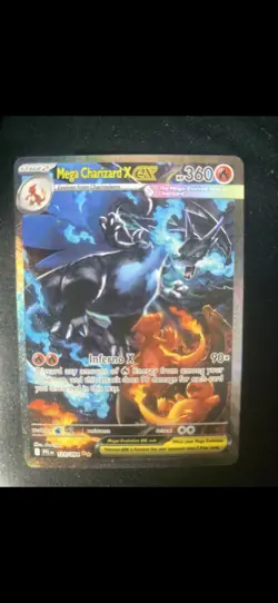 Mega Charizard X ex 125/094 SIR ME02: Phantasmal Flames English Pokemon TCG - Image 1