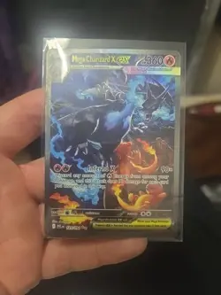 Mega Charizard X ex 125/094 SIR ME02: Phantasmal Flames English Pokemon TCG - Image 3