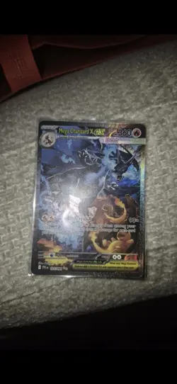 Pokemon TCG Phantasmal Flames Mega Charizard X ex 125/094 SIR - Image 1