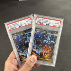 X2 Pokemon TCG - Mega Charizard X EX - 125/094 - PSA 10 - Image 1