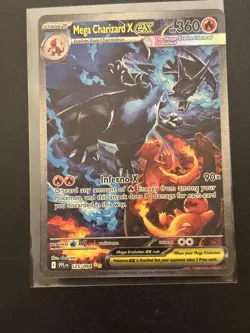 Mega Charizard X EX 125/094 - ME Phantasmal Flames - SIR - Pokemon TCG Card NM - Image 1