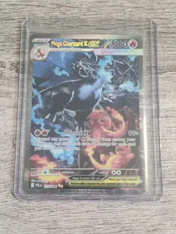 Mega Charizard X ex - SIR - 125/094 Phantasmal Flames - Pack Fresh - Pokemon TCG - Image 1