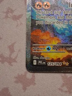 Mega Charizard X EX Holo Special Illustration Rare 360HP Pokemon TCG 125/094 - Image 3
