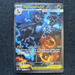 Mega Charizard X EX - SIR - 125/094 Phantasmal Flames - Pack Fresh - Pokemon TCG - Image 1