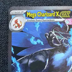 Mega Charizard X EX - SIR - 125/094 Phantasmal Flames - Pack Fresh - Pokemon TCG - Image 2