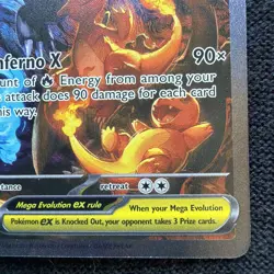 Mega Charizard X EX - SIR - 125/094 Phantasmal Flames - Pack Fresh - Pokemon TCG - Image 4