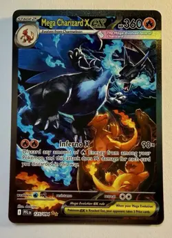 Pokemon TCG Phantasmal Flames Mega Charizard X EX 125/094 Mint Pack Fresh - Image 1