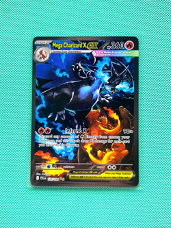 Mega Charizard X Ex - SIR - 125/094 Phantasmal Flames - NM - Pokemon TCG - Image 1