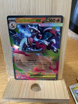 Pokemon Card Mega Charizard X EX MEP 029 Mega Evolution Black Star Promo NM - Image 1