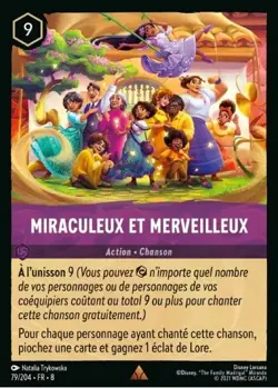 Lorcana - Miraculous and Wonderful - MINT/NMINT - FR - FOIL - Image 1