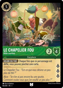 Lorcana - Le Hatter Fou - Hote courteis - MINT/NMINT - FR - FOIL - Image 1