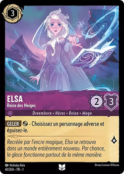 Lorcana - Elsa - Reine des Neiges - Premier Chapitre - MINT/NMINT - FR - FOIL - Image 1