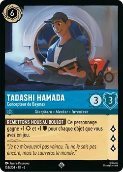 Lorcana - Tadashi Hamada - Concepteur de Baymax - MINT/NMINT - FR - FOIL - Image 1