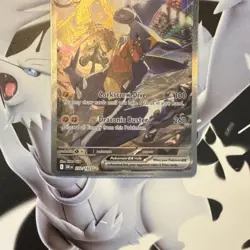 Cynthia's Garchomp EX 232/182 Full Art EX Holo Dragon Pokemon TCG Card - Image 4