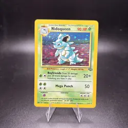 Pokemon Nidoqueen TCG Jungle Holo Card 7/64 Unlimited Holo Rare NM/LP -c - Image 1