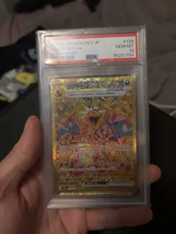 PSA 10 Charizard ex 139/108 UR Ruler Of The Black Flame Pokemon Card Japan Imp - Image 1