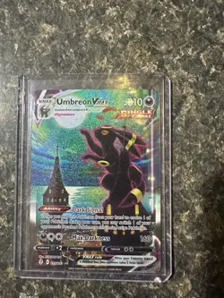 Pokemon TCG Umbreon VMAX Holo Secret Rare Card Evolving Skies 215/203 - Image 4
