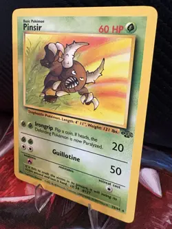 Pinsir 25/64 Jungle Unlimited LP+ Pokemon Card WOTC Non Holo - Image 2