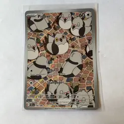 Pokemon TCG Pidove Black Bolt Illustration Rare Card 148/086 Near Mint Condition - Image 1