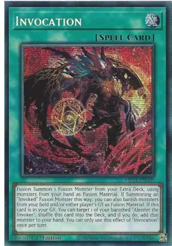 MP24-EN060 Invocation - Prismatic Secret Rare Card 1st Edition - Image 1