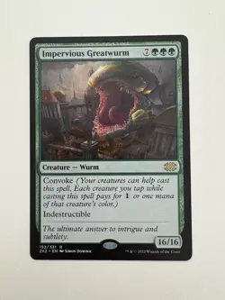 Impervious Greatwurm MTG Magic the Gathering Card NM Near Mint 2X2 - Image 1