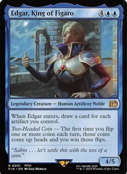 Edgar King of Figaro 51 Final Fantasy Magic the Gathering - Image 1