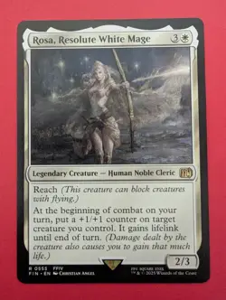 Rosa, Resolute White Mage - MTG Final Fantasy - Image 1