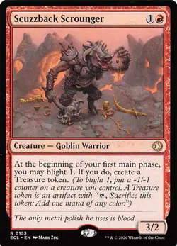 Scuzzback Scrounger 153 Lorwyn Eclipsed Magic the Gathering - Image 1
