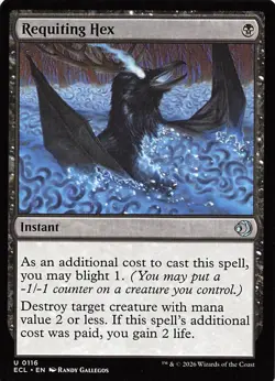 Requiting Hex 116 Lorwyn Eclipsed Magic the Gathering - Image 1