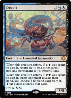 Deceit 212 Lorwyn Eclipsed Magic the Gathering - Image 1