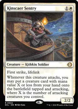 Kinscaer Sentry 22 Lorwyn Eclipsed Magic the Gathering - Image 1