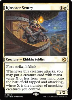 Kinscaer Sentry 22 Lorwyn Eclipsed Magic the Gathering - Image 1