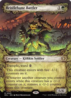 Bristlebane Battler Showcase 325 Lorwyn Eclipsed Magic the Gathering - Image 1