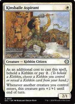 Kinsbaile Aspirant 21 Lorwyn Eclipsed Magic the Gathering - Image 1