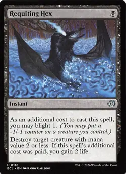 Requiting Hex 116 Lorwyn Eclipsed Magic the Gathering - Image 1