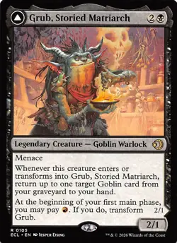 Grub, Storied Matriarch 105 Lorwyn Eclipsed Magic the Gathering - Image 1