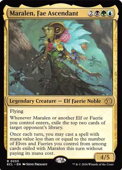 Maralen Fae Ascendant 233 Lorwyn Eclipsed Magic the Gathering - Image 1